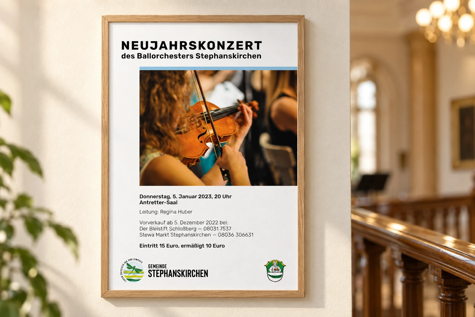Plakat zum Neujahrskonzert